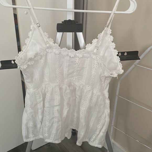 White Cute Tank Top - Picture 2 of 2